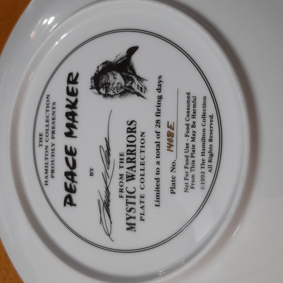 Mystic Warriors Plate Collection - Picture 8 of 9